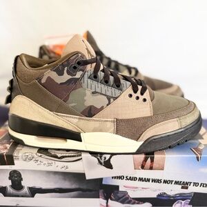 AUTHENTIC Jordan 3 Retro Patchwork size 12 DO1830-200 2021 PRE-OWNED w/ OG BOX